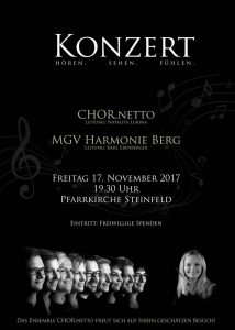 Konzert - Chor.netto & MGV Berg