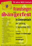 Sängerfest im Amlach