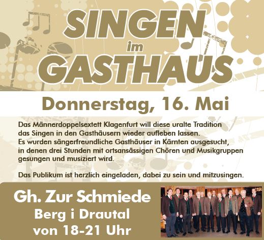 Singen im Gasthaus